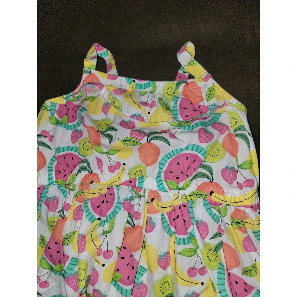 Gymboree‎ festive fruit watermelon lemon kiwi strawberry dress size 8